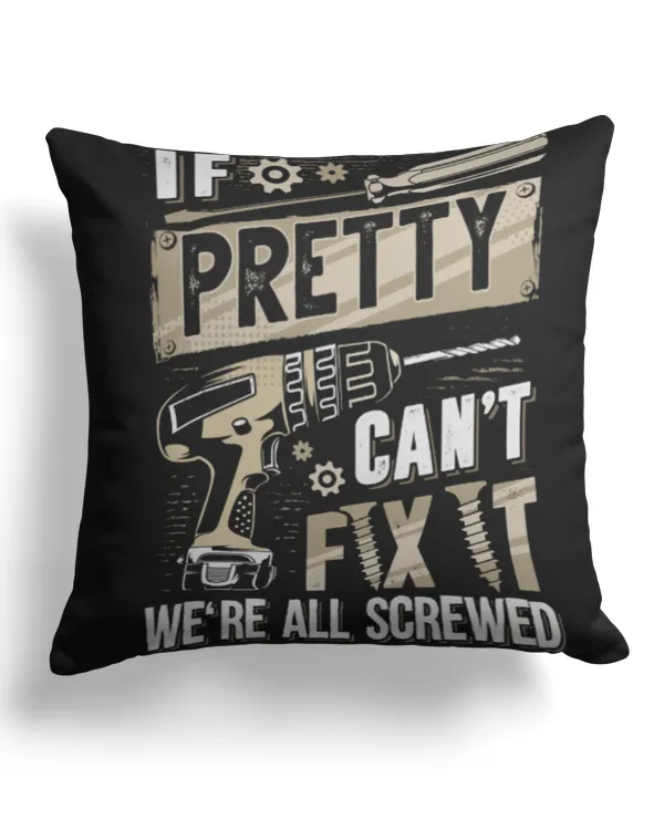 Cotton Drill Pillow (Dual Sided)