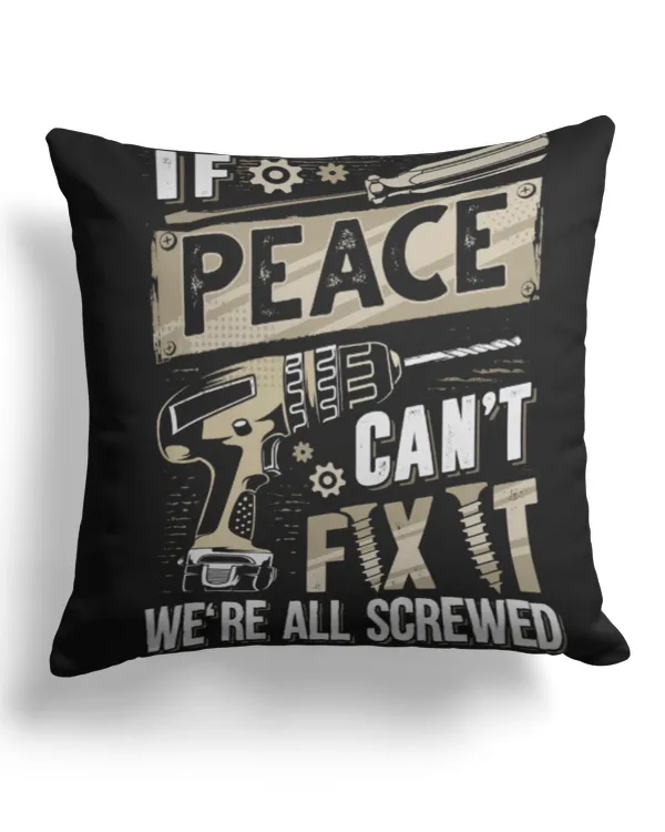 Cotton Drill Pillow (Dual Sided)