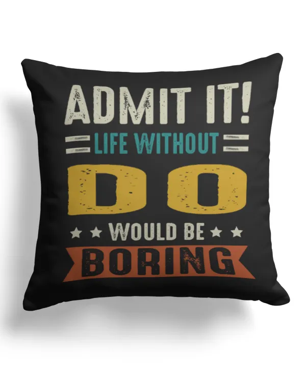 Cotton Drill Pillow (Dual Sided)