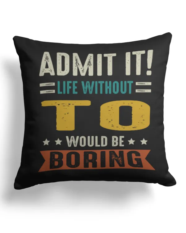 Cotton Drill Pillow (Dual Sided)