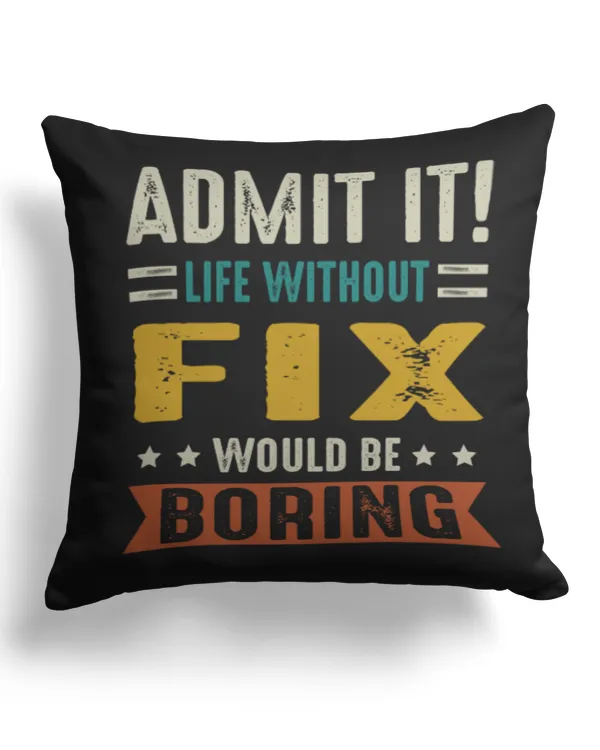 Cotton Drill Pillow (Dual Sided)