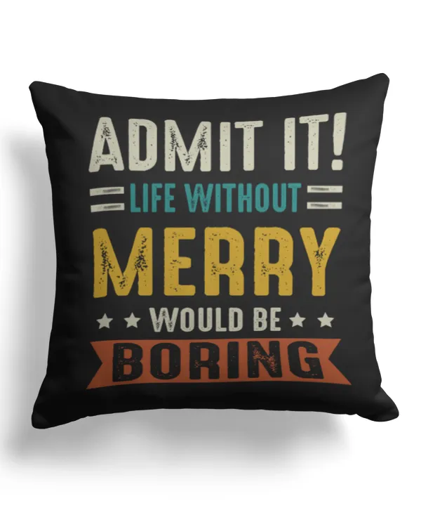 Cotton Drill Pillow (Dual Sided)