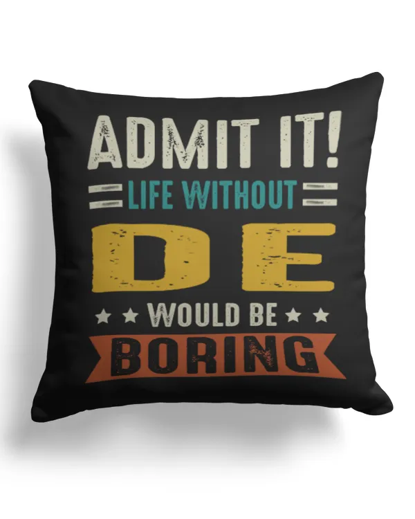 Cotton Drill Pillow (Dual Sided)