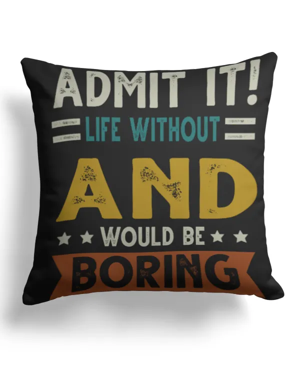 Cotton Drill Pillow (Dual Sided)