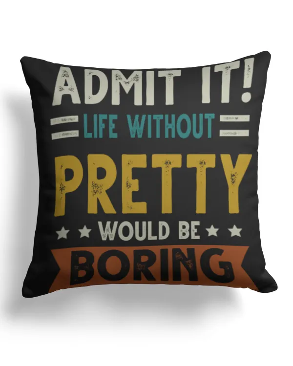 Cotton Drill Pillow (Dual Sided)