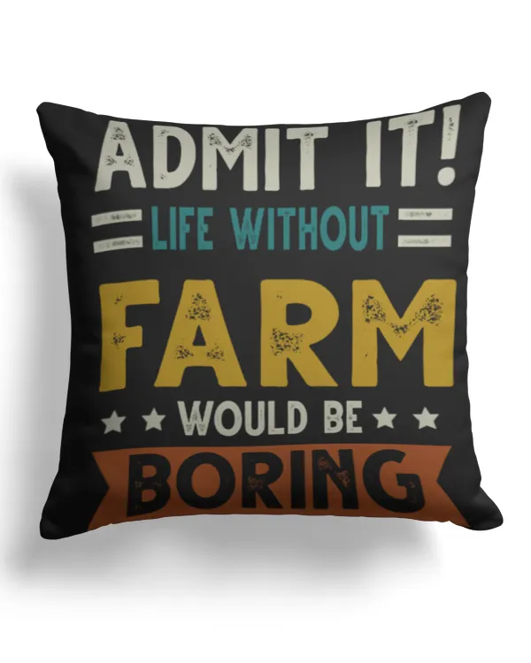 Cotton Drill Pillow (Dual Sided)