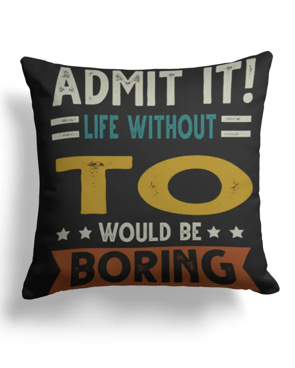 Cotton Drill Pillow (Dual Sided)