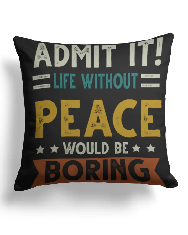 Cotton Drill Pillow (Dual Sided)