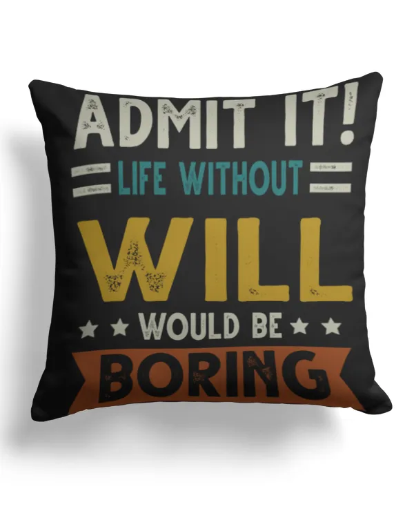 Cotton Drill Pillow (Dual Sided)