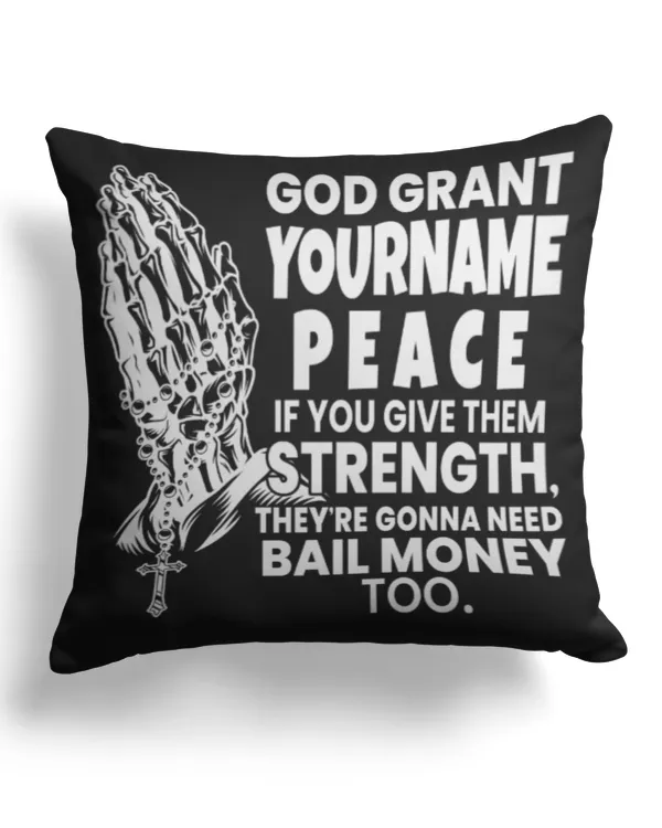 Cotton Drill Pillow (Dual Sided)