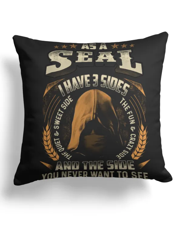 Cotton Drill Pillow (Dual Sided)