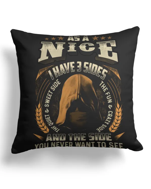 Cotton Drill Pillow (Dual Sided)