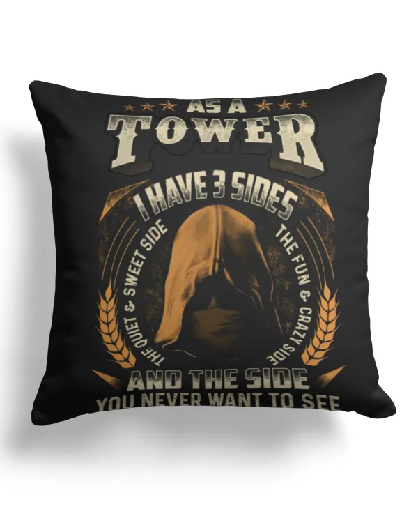 Cotton Drill Pillow (Dual Sided)