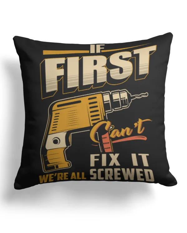 Cotton Drill Pillow (Dual Sided)