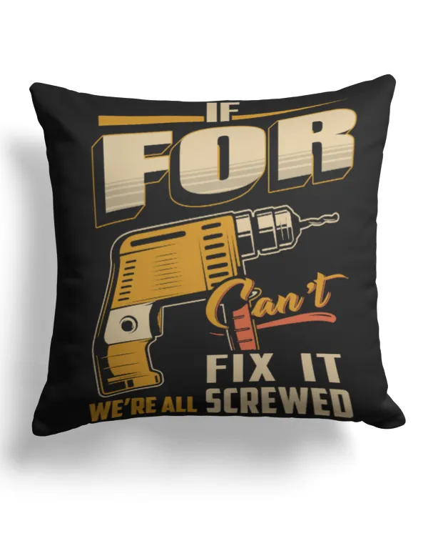 Cotton Drill Pillow (Dual Sided)
