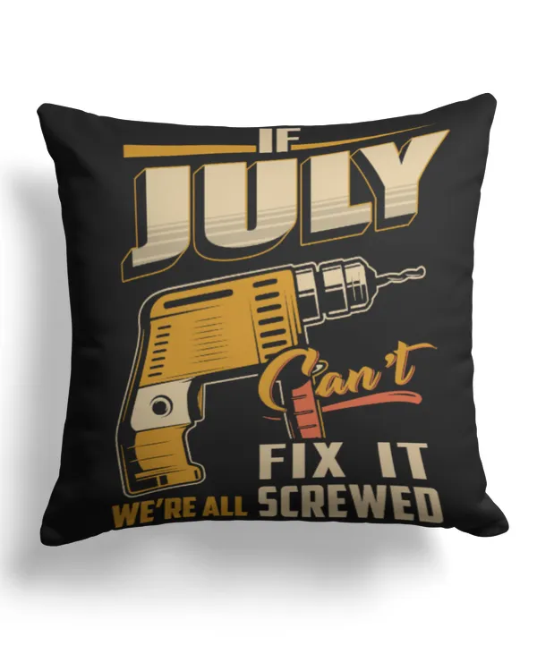 Cotton Drill Pillow (Dual Sided)