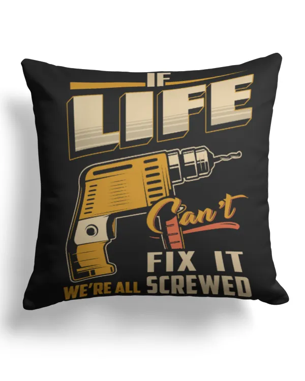 Cotton Drill Pillow (Dual Sided)