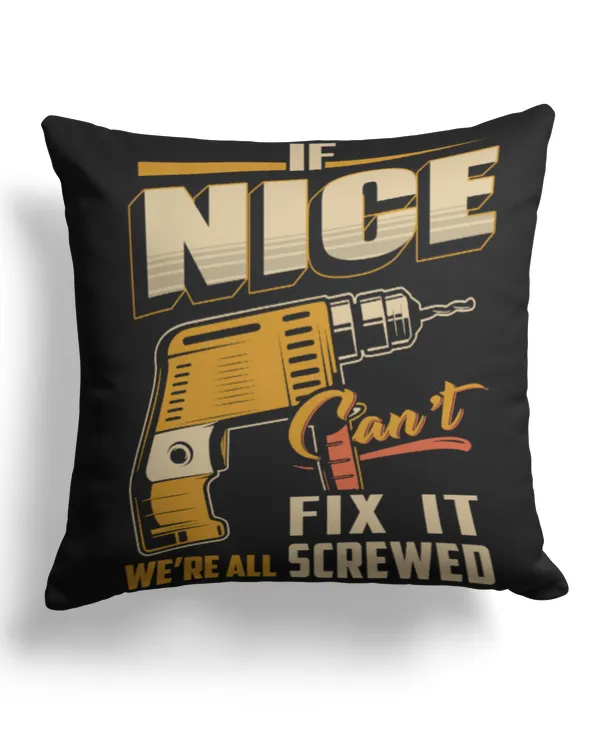 Cotton Drill Pillow (Dual Sided)