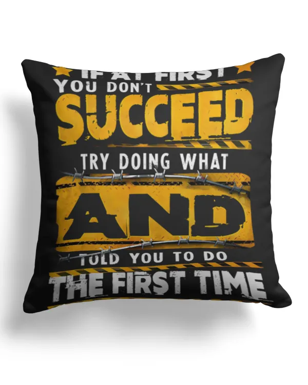 Cotton Drill Pillow (Dual Sided)