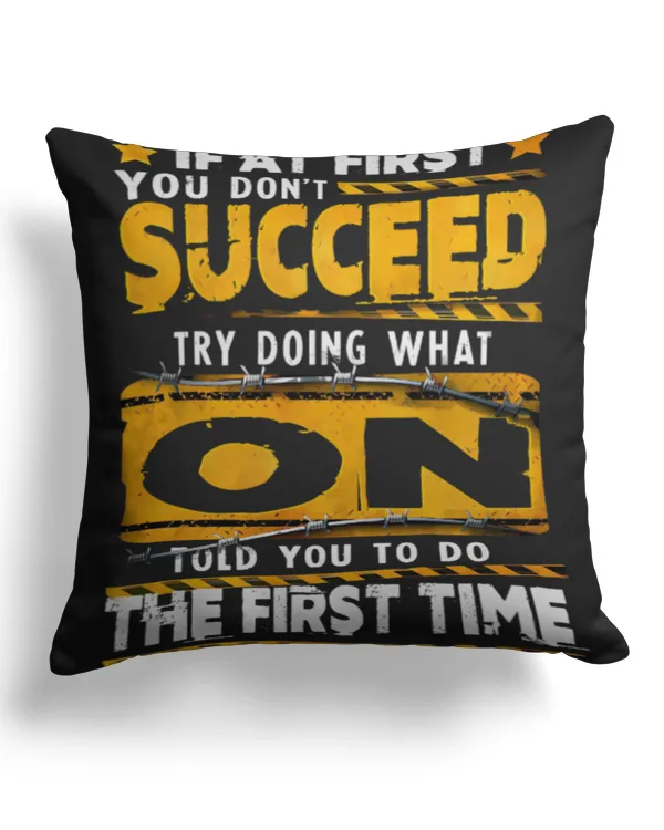 Cotton Drill Pillow (Dual Sided)