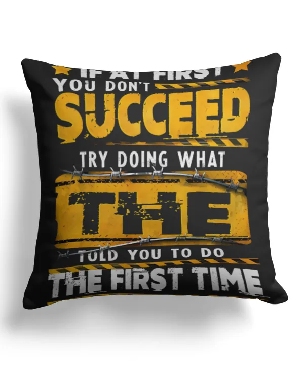 Cotton Drill Pillow (Dual Sided)