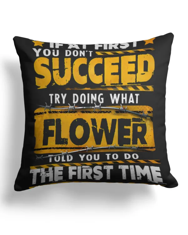 Cotton Drill Pillow (Dual Sided)