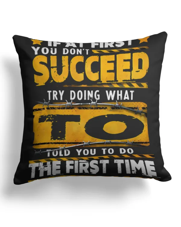 Cotton Drill Pillow (Dual Sided)