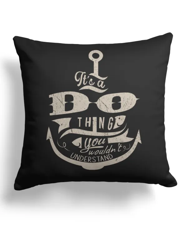 Cotton Drill Pillow (Dual Sided)