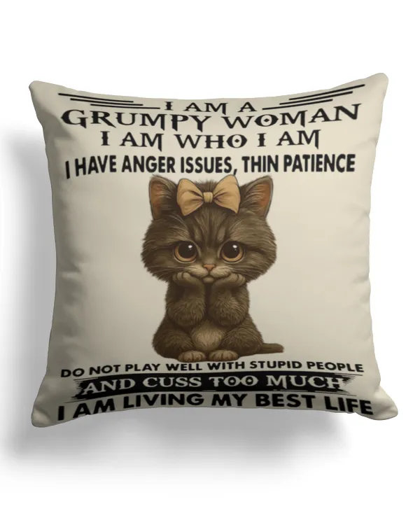 Cotton Drill Pillow (Dual Sided)