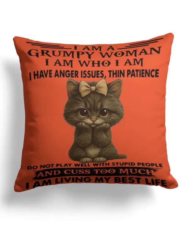 Cotton Drill Pillow (Dual Sided)