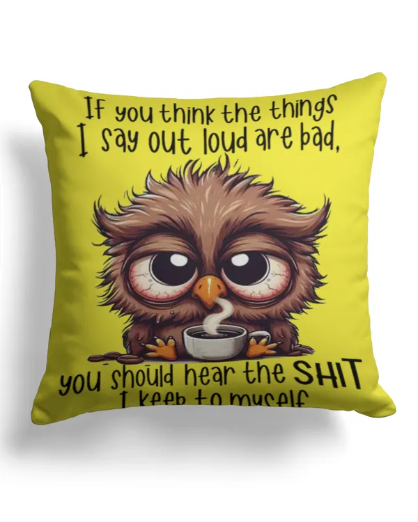 Cotton Drill Pillow (Dual Sided)