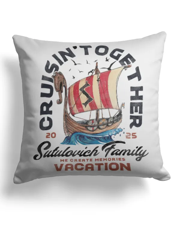 Cotton Drill Pillow (Dual Sided)