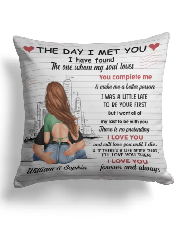 Cotton Drill Pillow (Dual Sided)