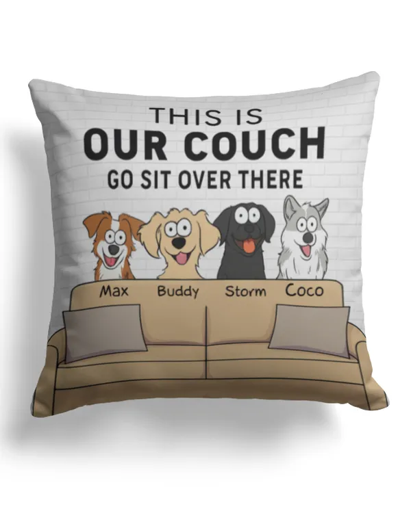 Cotton Drill Pillow (Dual Sided)