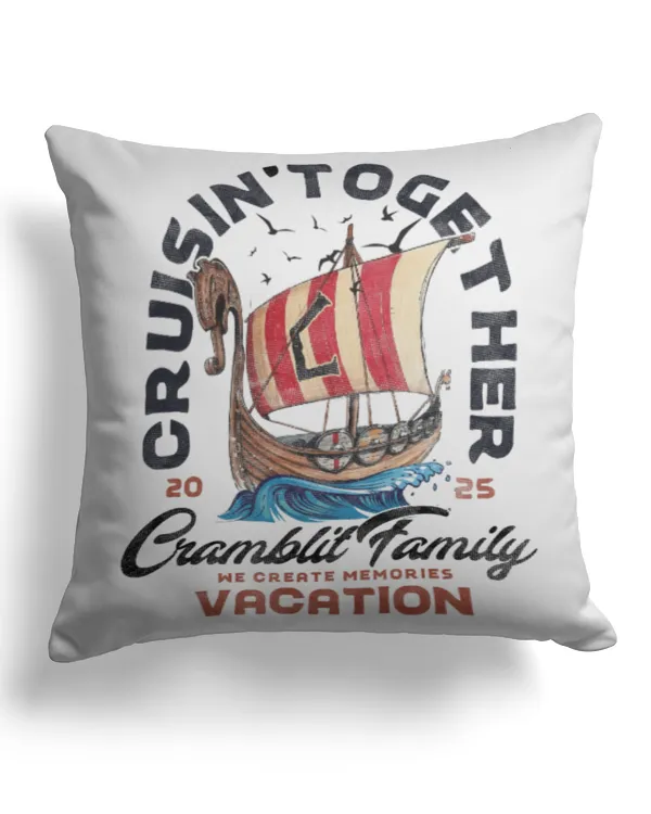 Cotton Drill Pillow (Dual Sided)