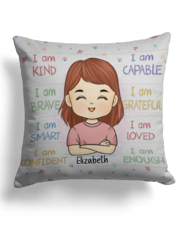 Keep Calm And Study On - Personalized Custom Pillow - Gift For Kid, Back To School Gift, Gift For Back To School, Gift Idea For Back To School