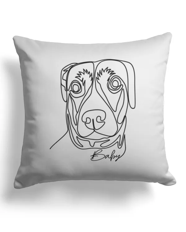 Cotton Drill Pillow (Dual Sided)