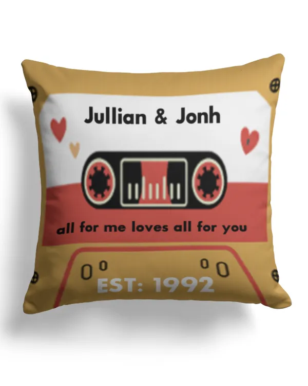 Cotton Drill Pillow (Dual Sided)