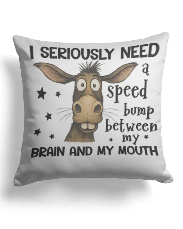 Cotton Drill Pillow (Dual Sided)
