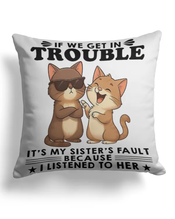 Cotton Drill Pillow (Dual Sided)