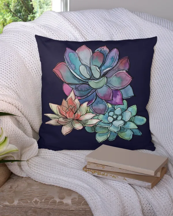 Cotton Drill Pillow (Dual Sided)