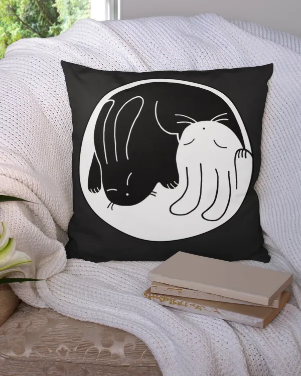Cotton Drill Pillow (Dual Sided)