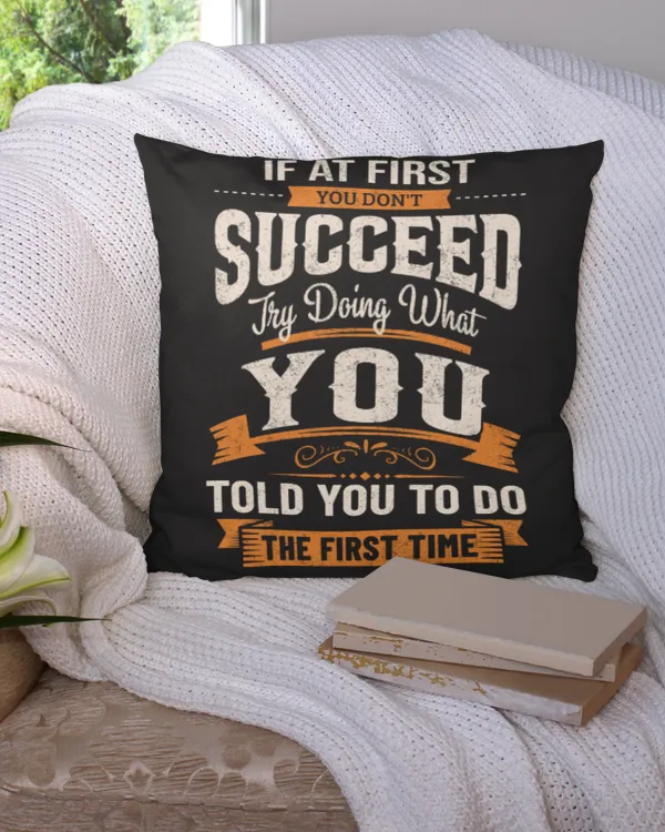 Cotton Drill Pillow (Dual Sided)