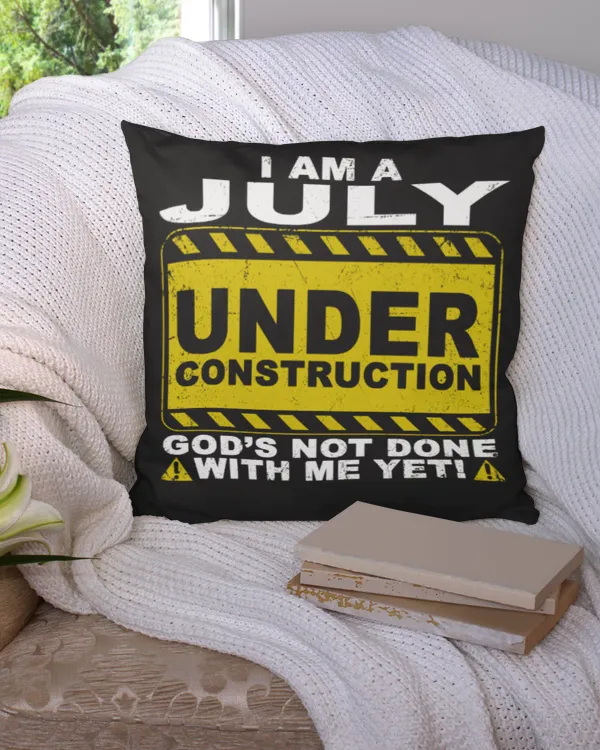 Cotton Drill Pillow (Dual Sided)