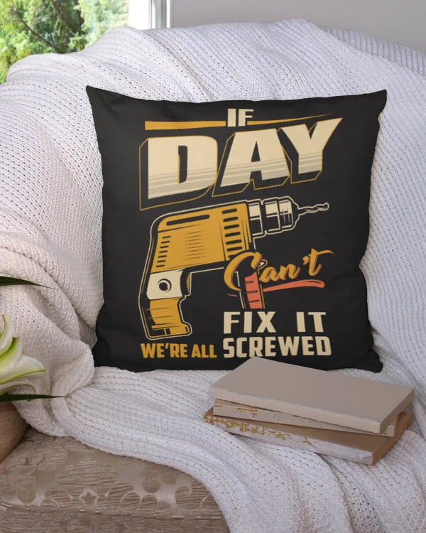 Cotton Drill Pillow (Dual Sided)
