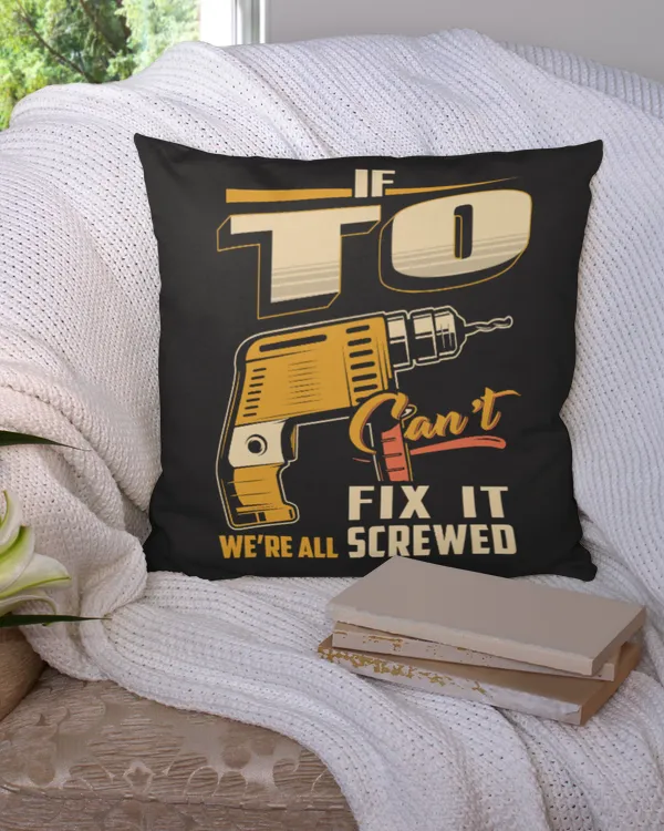 Cotton Drill Pillow (Dual Sided)