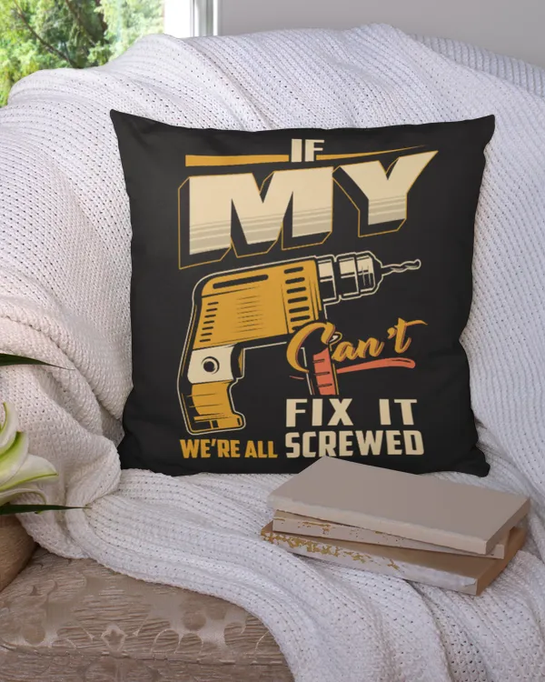 Cotton Drill Pillow (Dual Sided)