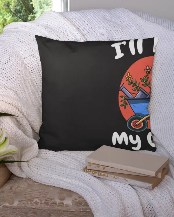 Cotton Drill Pillow (Dual Sided)