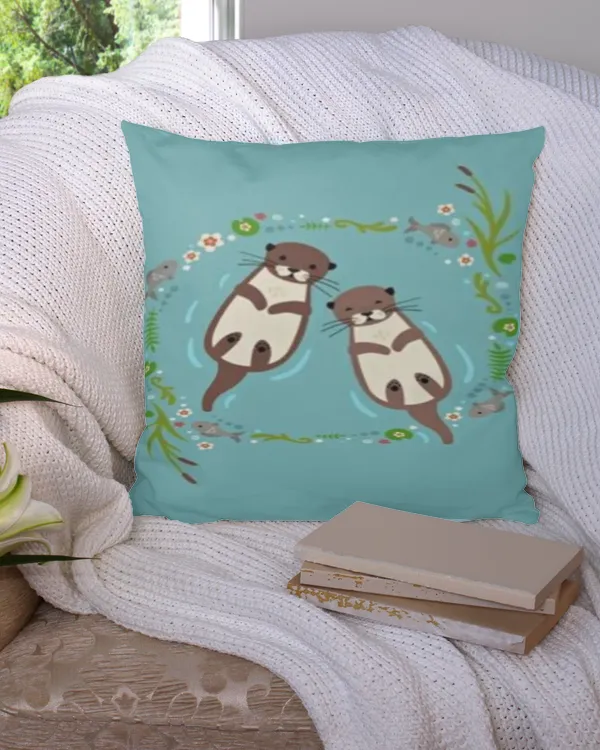 Cotton Drill Pillow (Dual Sided)