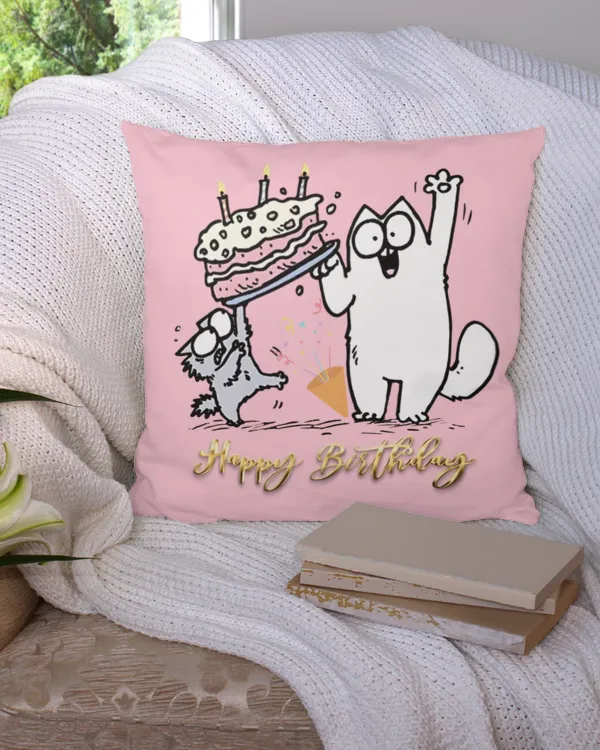 Cotton Drill Pillow (Dual Sided)